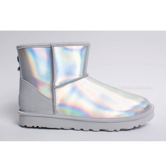 NIB Ugg classic mini iridescent bootie SIZE 7 - Picture 5 of 8